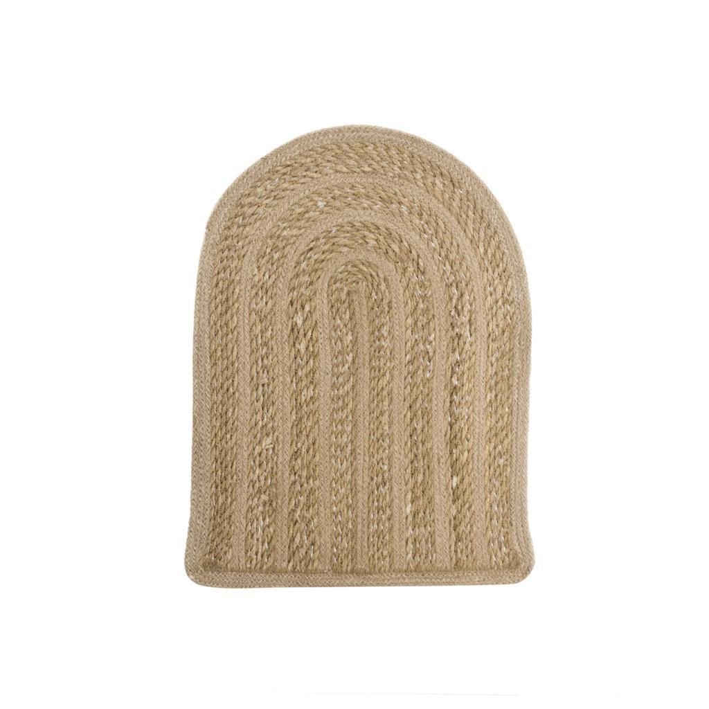 HASIR KREM OVAL PASPAS 40X54CM