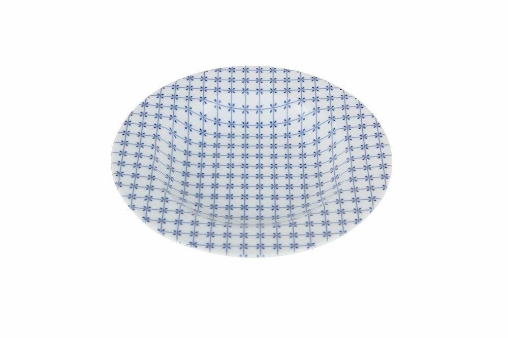 BLUE DESEN3 ÇUKUR TABAK 21CM