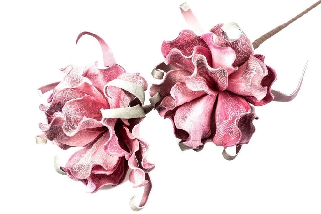 PEMBE YAPAY ÇİÇEK 95 CM