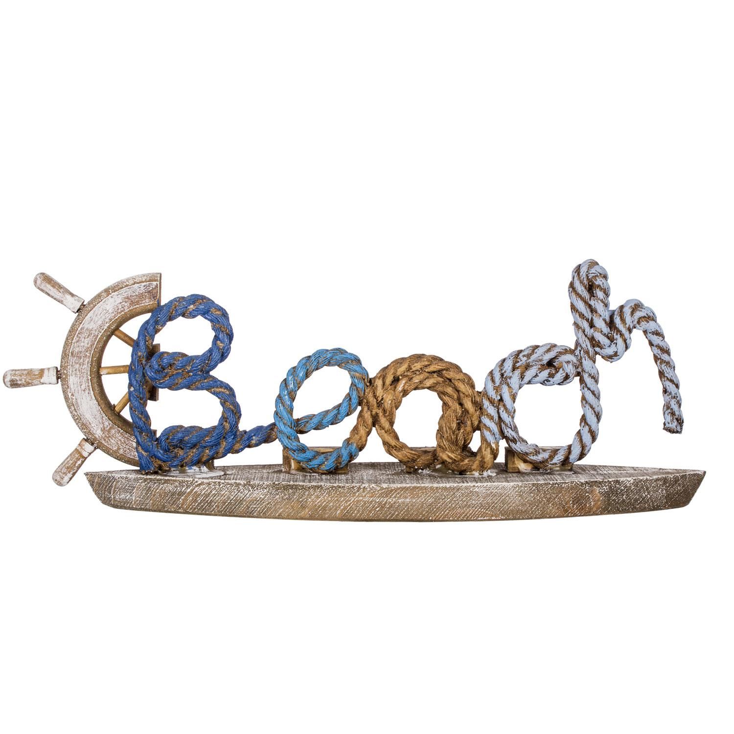 AHŞAP PANO 'BEACH' 50x19cm