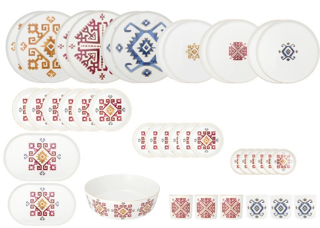 ARABESQUE 39 PARÇA 6 KİŞİLİK YEMEK TAKIMI