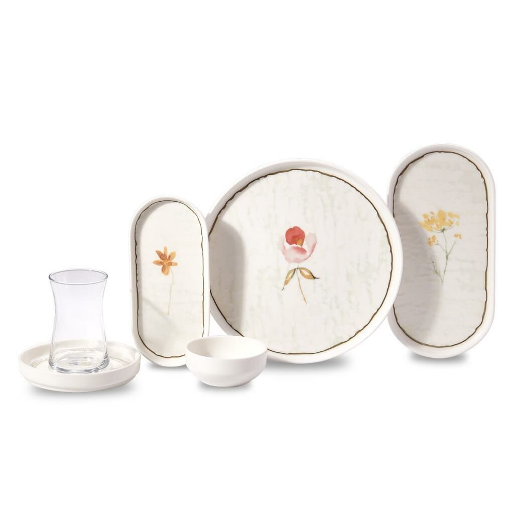 A8689 LUNA COLLECTION 26 PARÇA 6 KİŞİLİK KAHVALTI TAKIMI