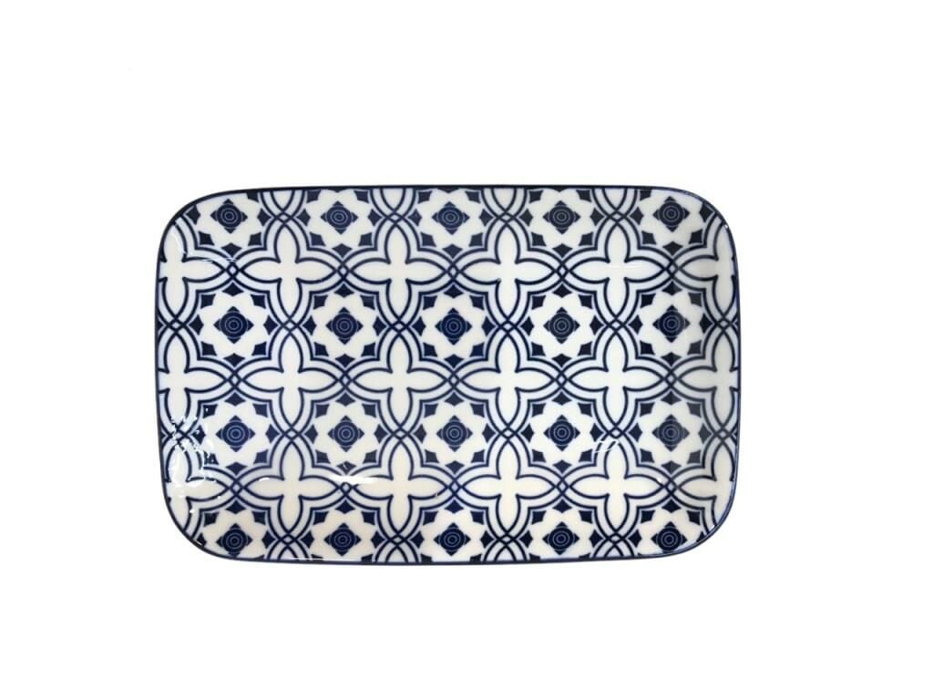 İZNİK SERİSİ DİKDÖRTGEN TABAK 16 CM