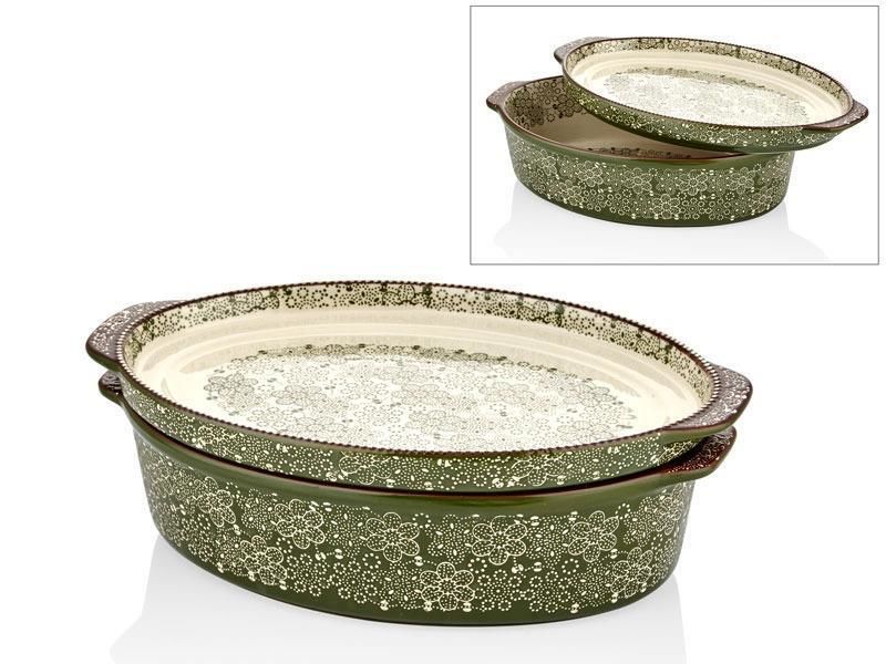 YEŞİL KAPAKLI OVAL SERVİS