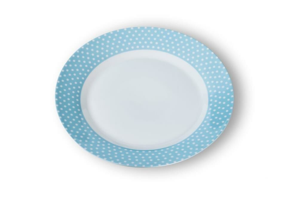 MAVİ SERVİS TABAK 26CM