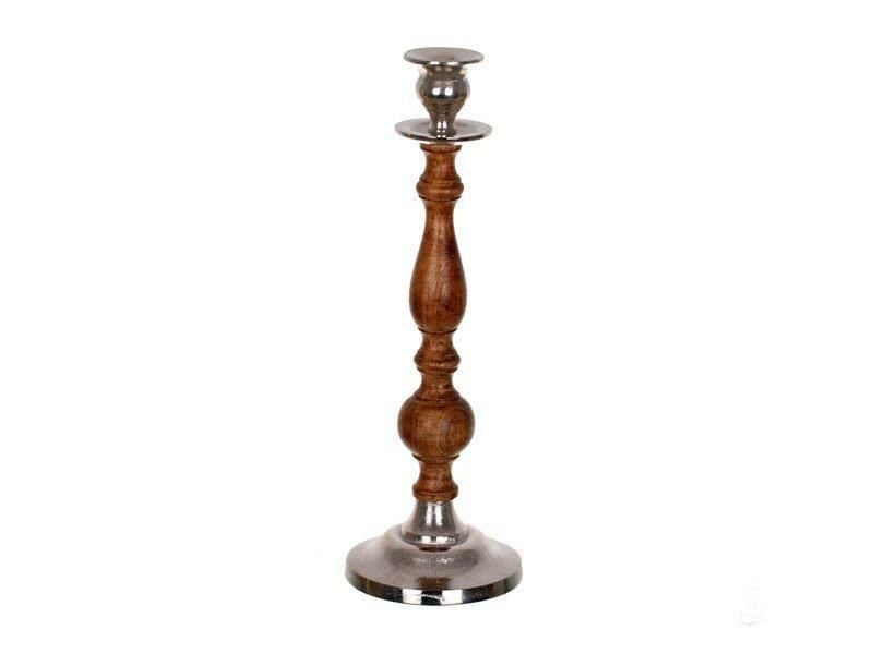 GÜMÜŞ BAMBU ŞAMDAN 42CM