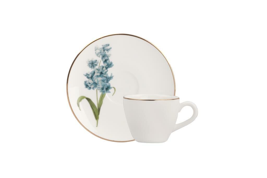 PURE FLEUR TEK KİŞİLİK TÜRK KAHVESİ FİNCANI DESEN1