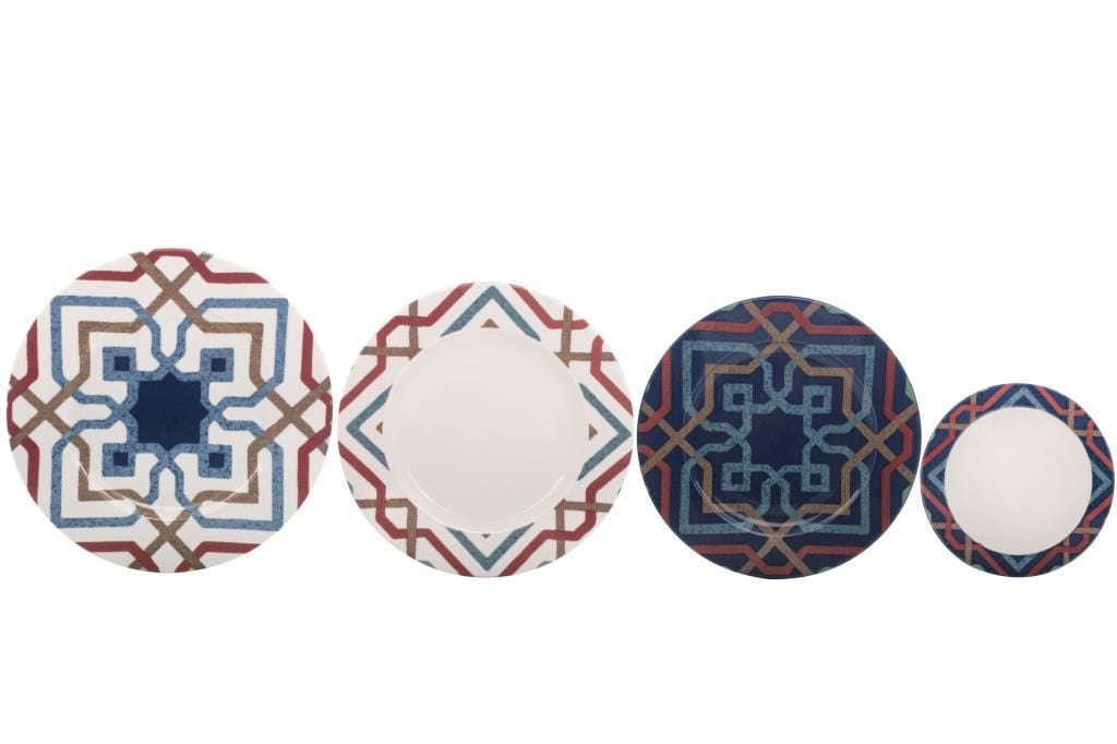 CARPET 6 KİŞİLİK 24 PARÇA YEMEK TAKIMI