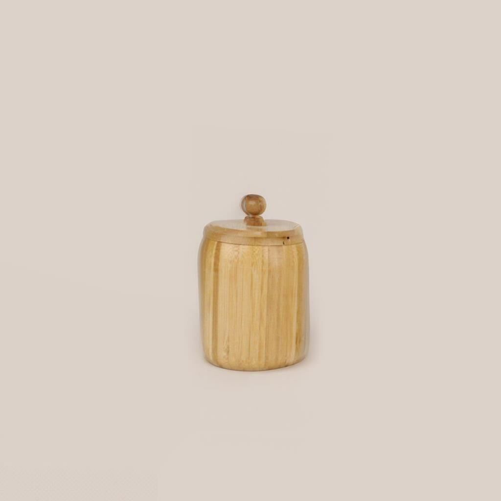 BAMBU KAPAKLI KAVANOZ 7X10CM