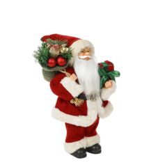 KIRMIZI HEDİYE PAKETLİ NOEL BABA 30CM