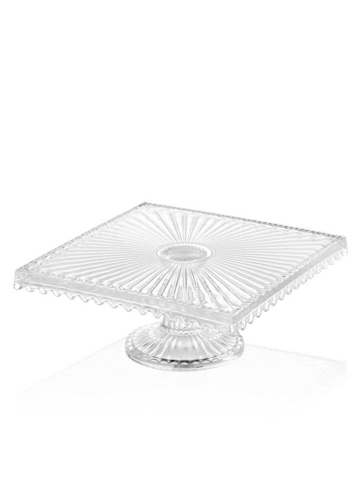 CAM KARE PASTA/KEK SERVİS SUNUMU 25CM