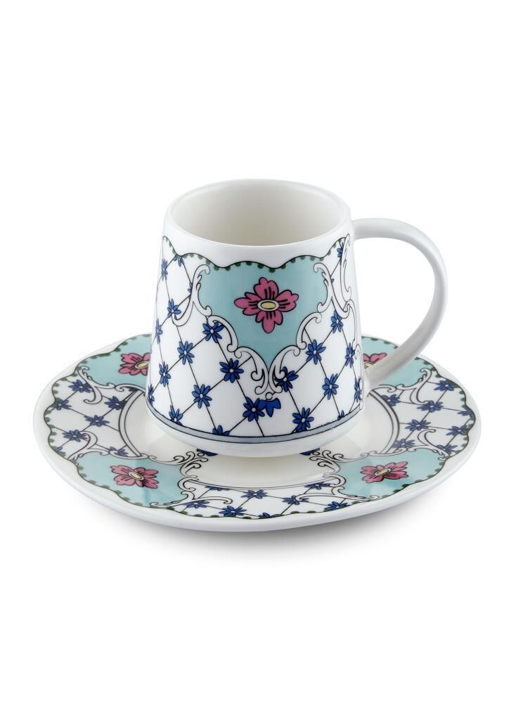 AMORE BLUE TEK KİŞİLİK TÜRK KAHVESİ FİNCANI 100ML