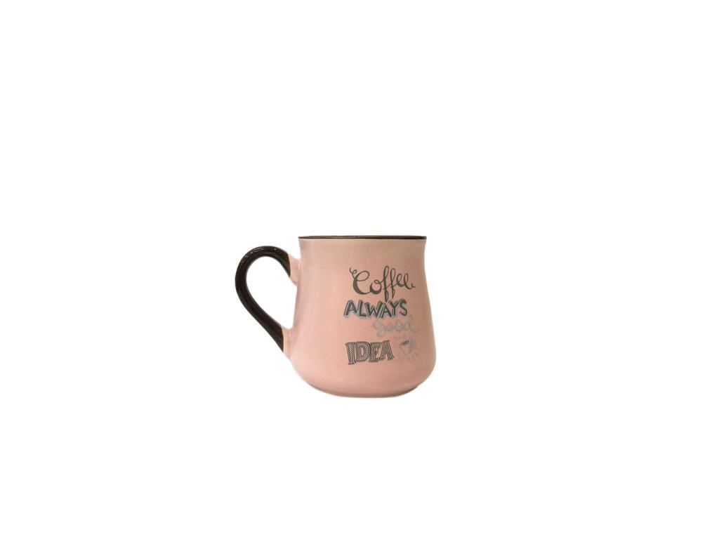 PEMBE SERAMİK KUPA DESEN5