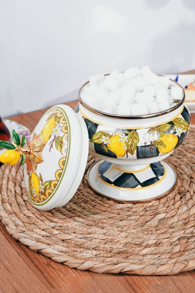 LEMON EMAYE AYAKLI ŞEKERLİK 13CM