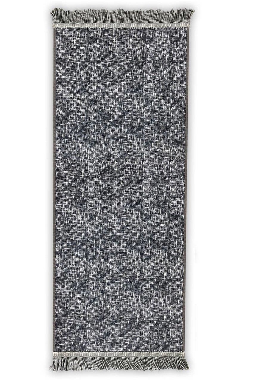 6604 RİVA GRİ KAYDIRMAZ HALI 80x300cm