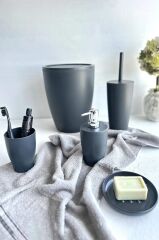 PURE GRİ 5'Lİ BANYO SETİ