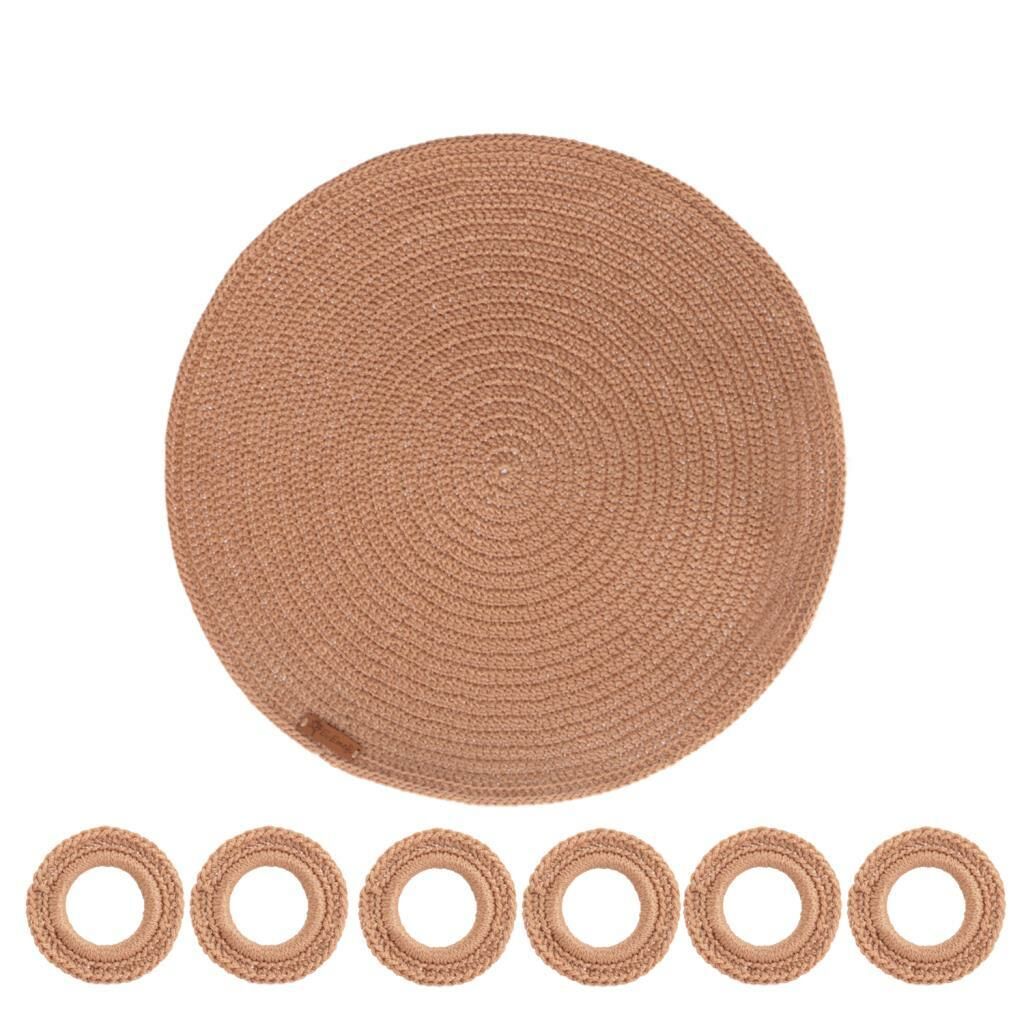 MAKROME BEJ 12 PARÇA YUVARLAK AMERİKAN SERVİS 38CM