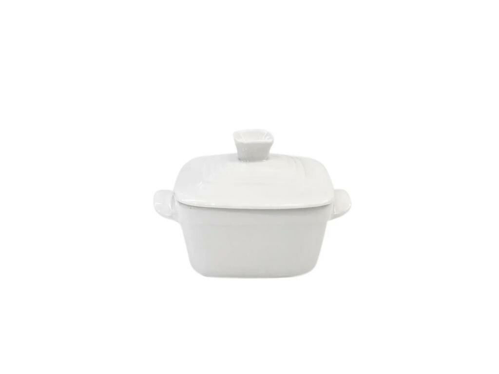 AROW PURE PORSELEN KAPAKLI KASE 9x9cm