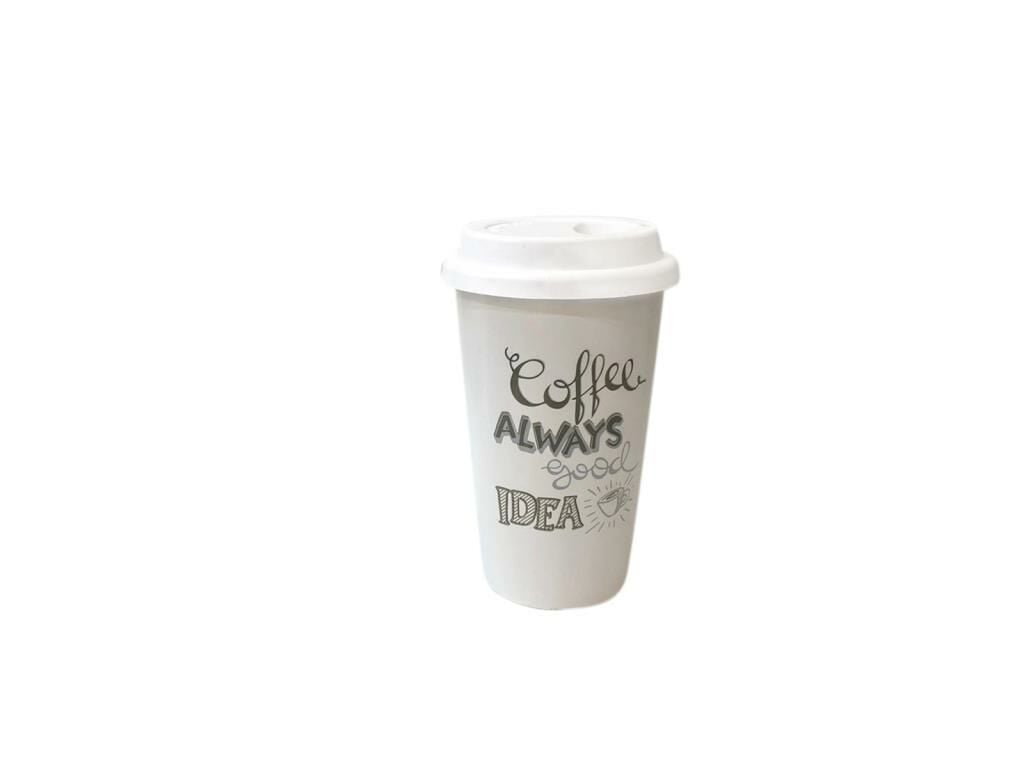 BEYAZ SERAMİK MUG KUPA