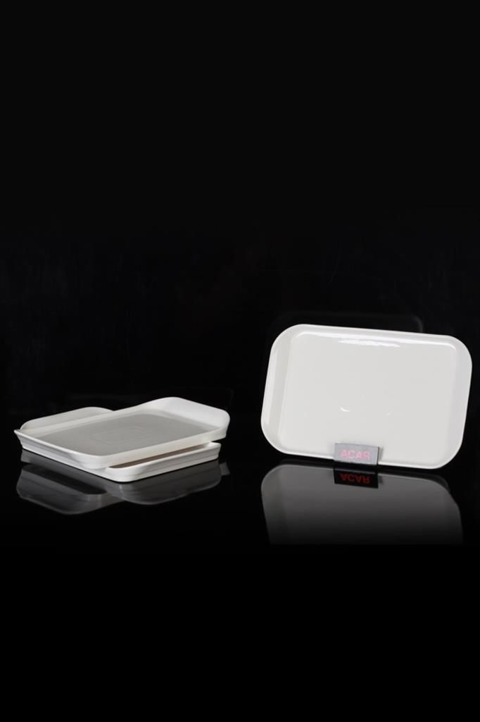 BEYAZ PORSELEN KAYIK TABAK 25,4 CM