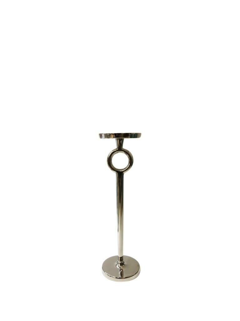 GÜMÜŞ HALKALI MUMLUK 27 cm