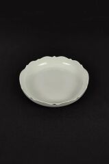 WAVE BEYAZ ALTIN YUVARLAK SUNUM TABAK 25CM