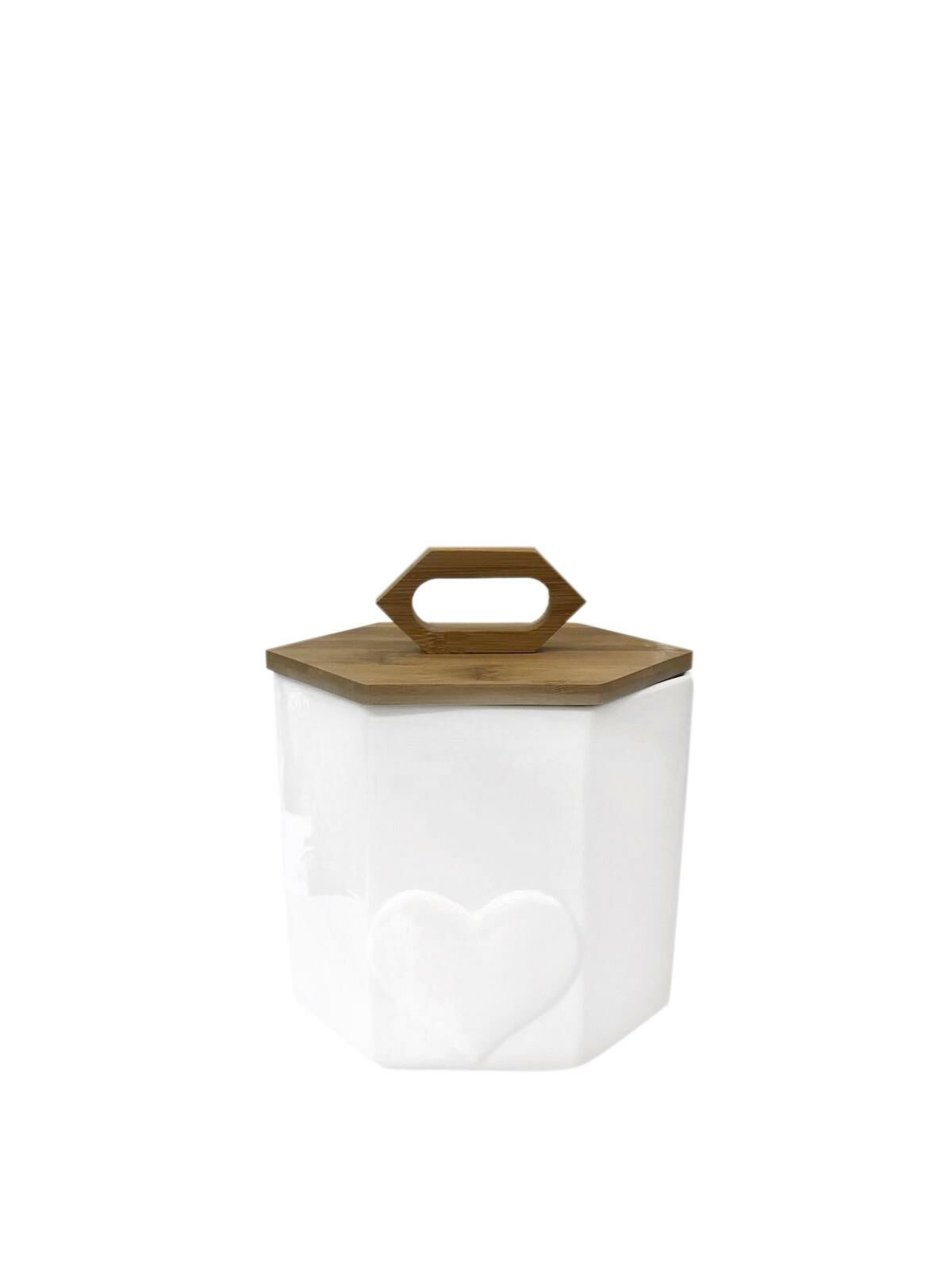 BAMBU KAPAKLI PORSELEN KAVANOZ 2500ml