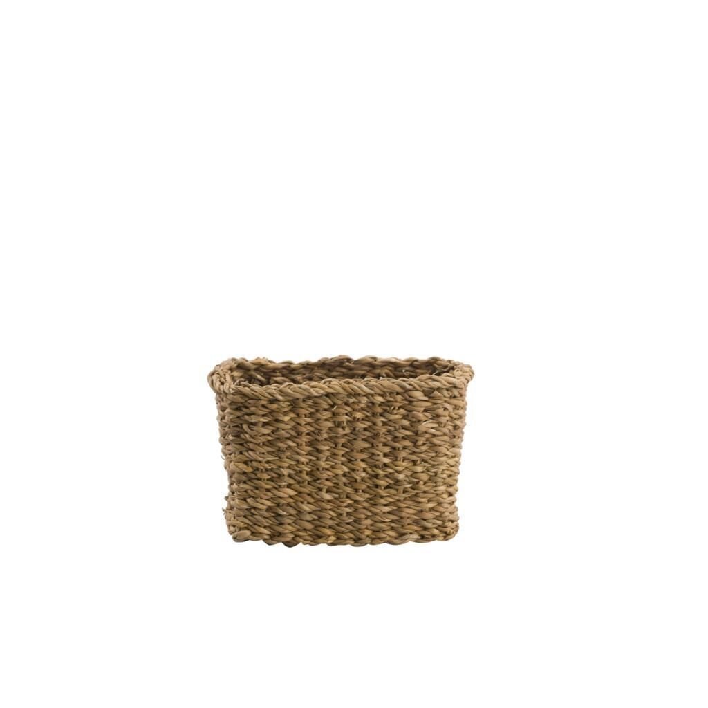 HASIR ÖRME DİKDÖRTGEN SEPET 22x16x14 CM