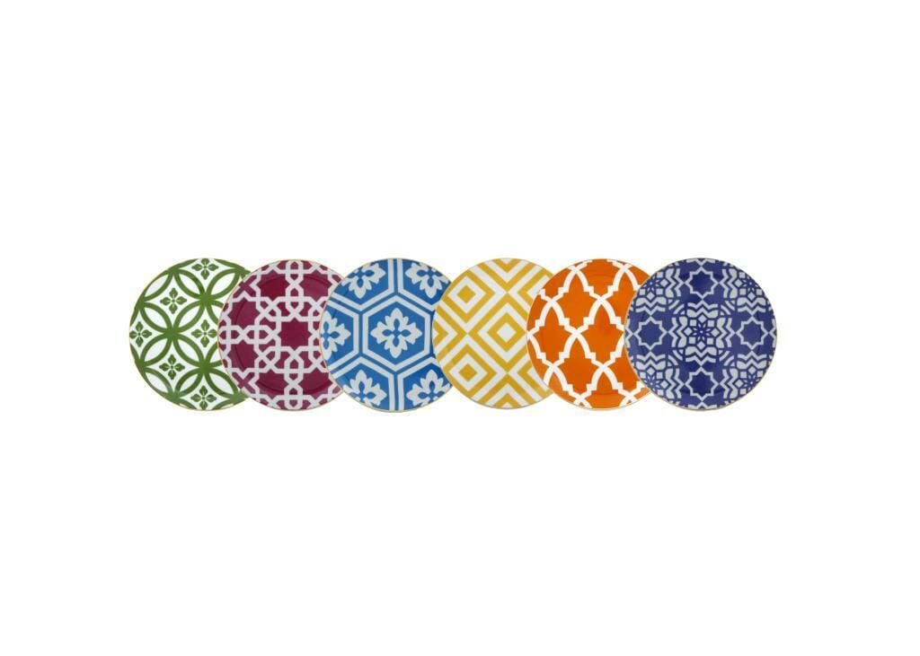 MOROCCO DÜZ TABAK 17CM 6'LI 6 RENK