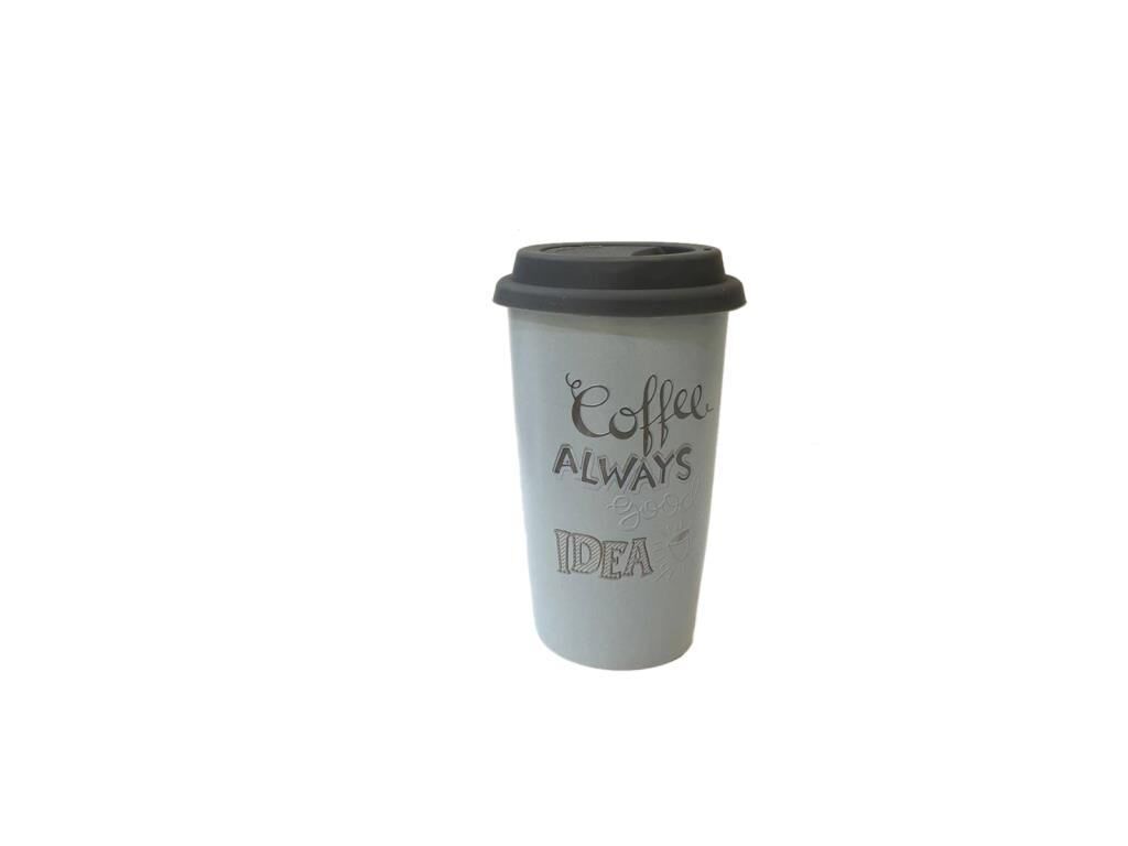 GRİ SERAMİK MUG KUPA