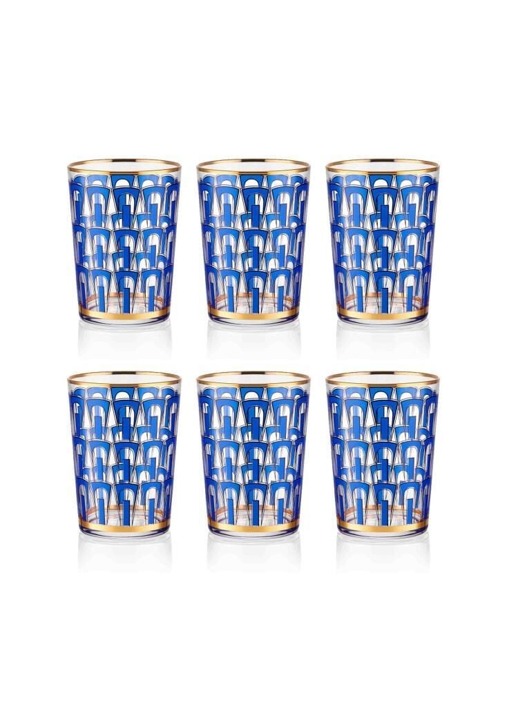 MAVİ ALTIN 6'LI KISA BARDAK 500ML
