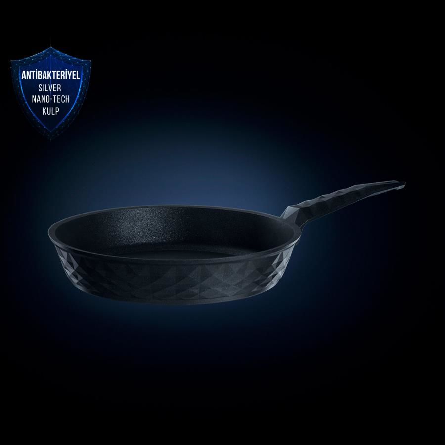 BIO DIAMOND ANTİBAKTERİYEL KULP İNDÜKSİYON TABANLI TAVA 26CM