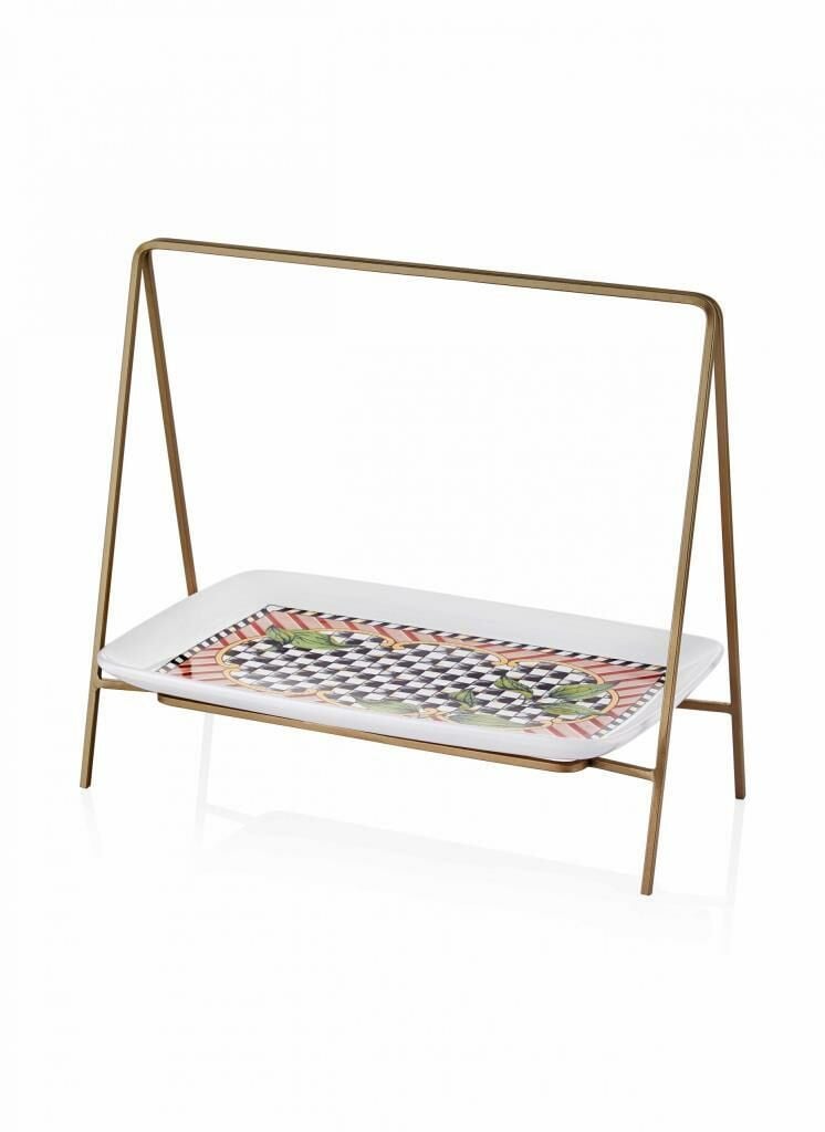 JARDIN FERFORJE DİKDÖRTGEN KEK&PASTA SERVİSİ 34CM