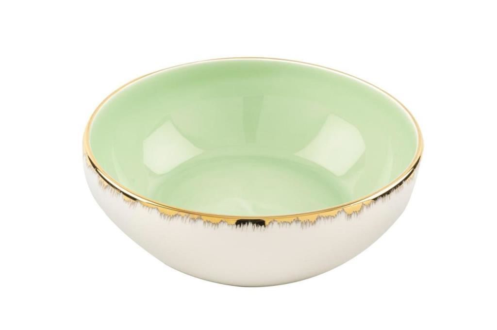 YEŞİL PORSELEN KASE 19CM