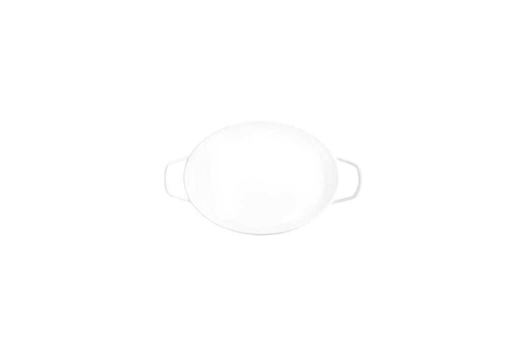 BEYAZ MİNİ OVAL TEPSİ 26CM