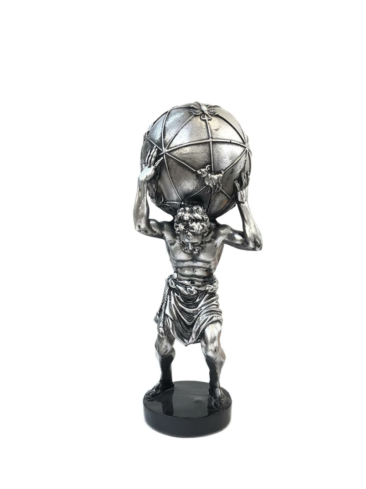 GÜMÜŞ ESKİTME ATLAS BİBLO 42CM