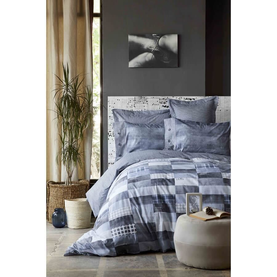 DRINA INDIGO RNF GENÇ NEVRESİM YASTIK SET