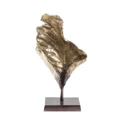 BRONZ KAHVE YAPRAK DEKOR 45CM