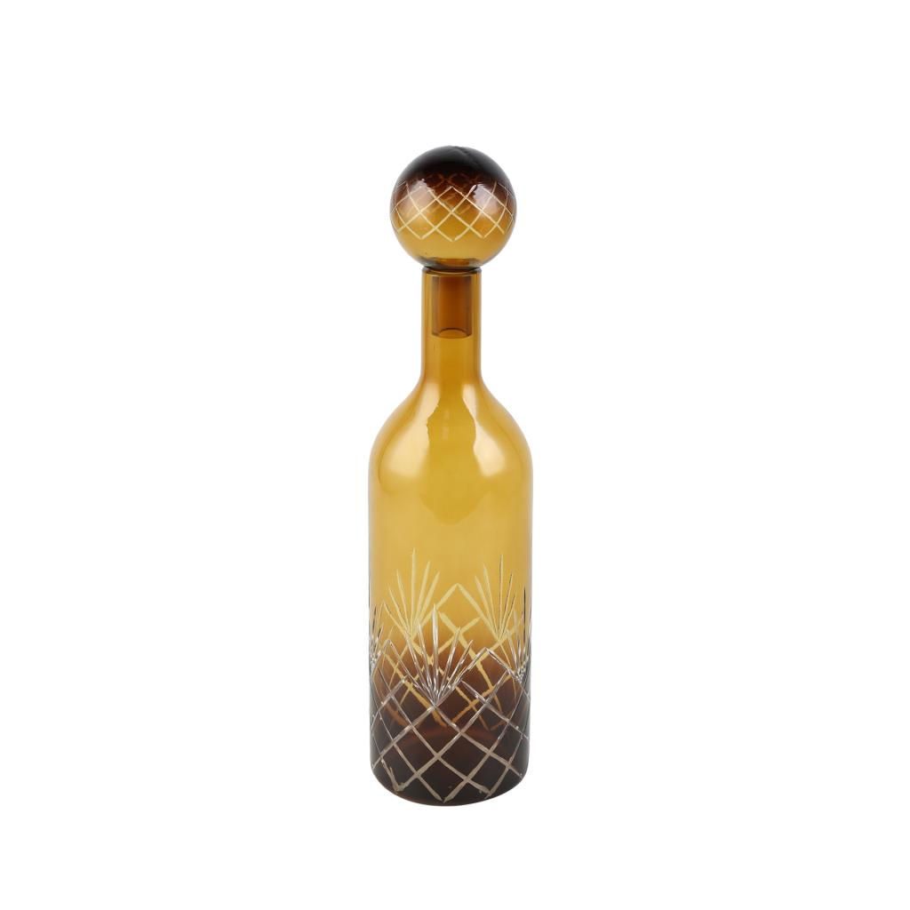 CAM AMBER KARAF/ŞİŞE 10x10x40 CM