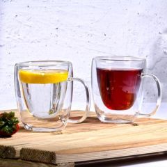 ÜFLEME CAM 2'Lİ BARDAK SET