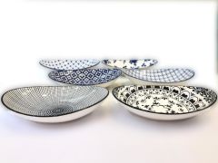 MIXIE OVAL KAYIK TABAK DESEN E