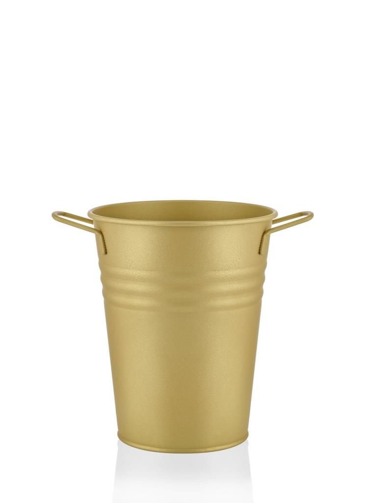 ALTIN GALVENİZ ÇİÇEKLİK 21CM