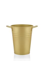 ALTIN GALVENİZ ÇİÇEKLİK 21CM