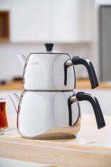 ALVEZ AİLE BOY ÇELİK ÇAYDANLIK