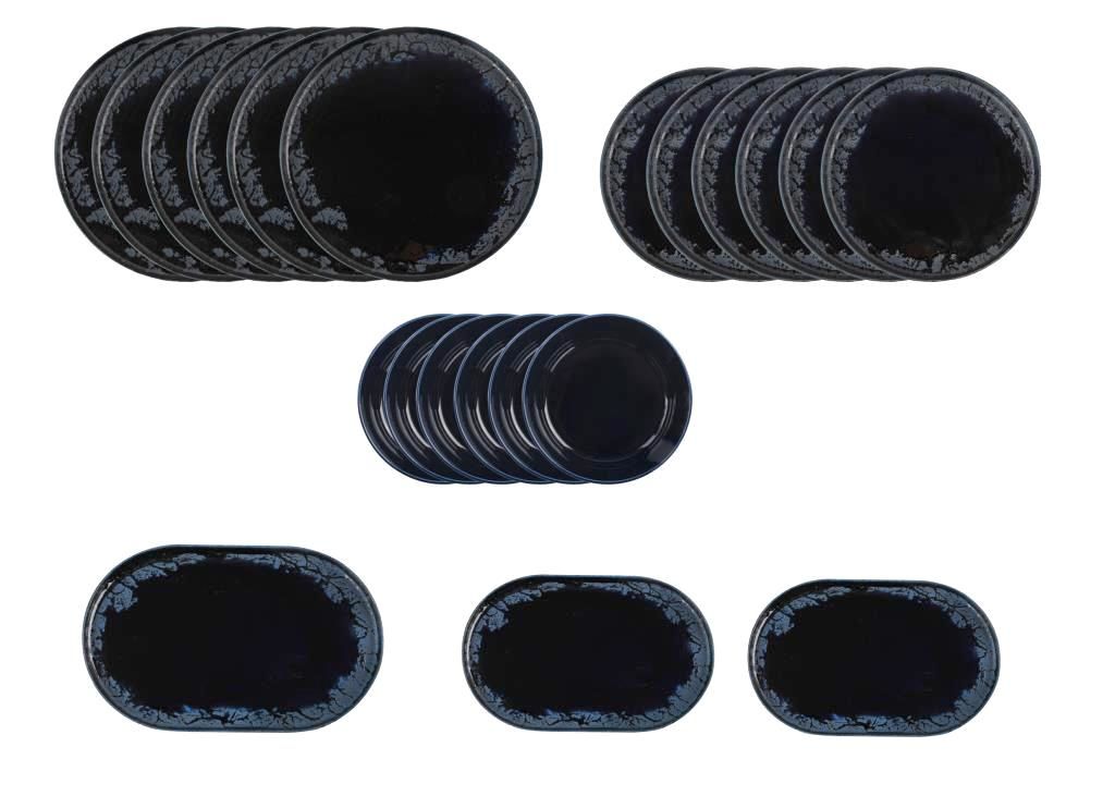 ETHOS ROOT BLUE 6 KİŞİLİK 21 PARÇA YEMEK TAKIMI