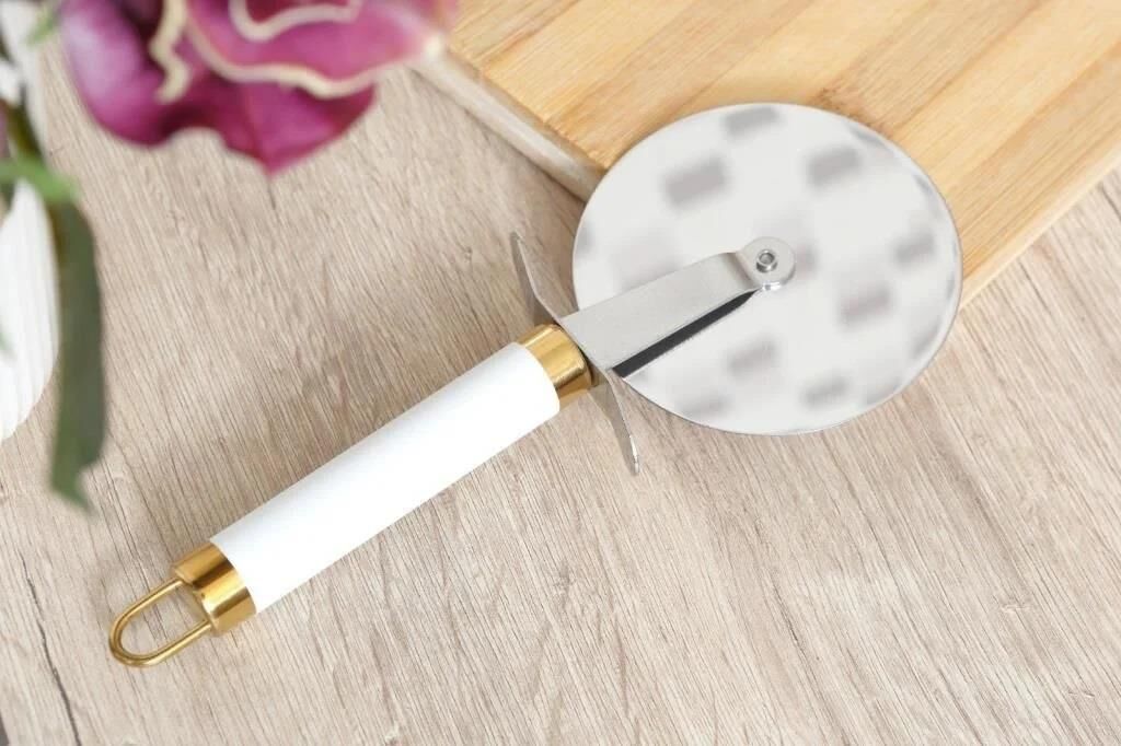 AROW BEYAZ METAL PİZZA / HAMUR KESİCİ/RULET