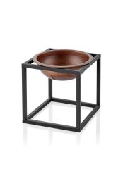 BAKIR SİYAH GALVENİZ MUMLUK/DEKOR 22X22CM