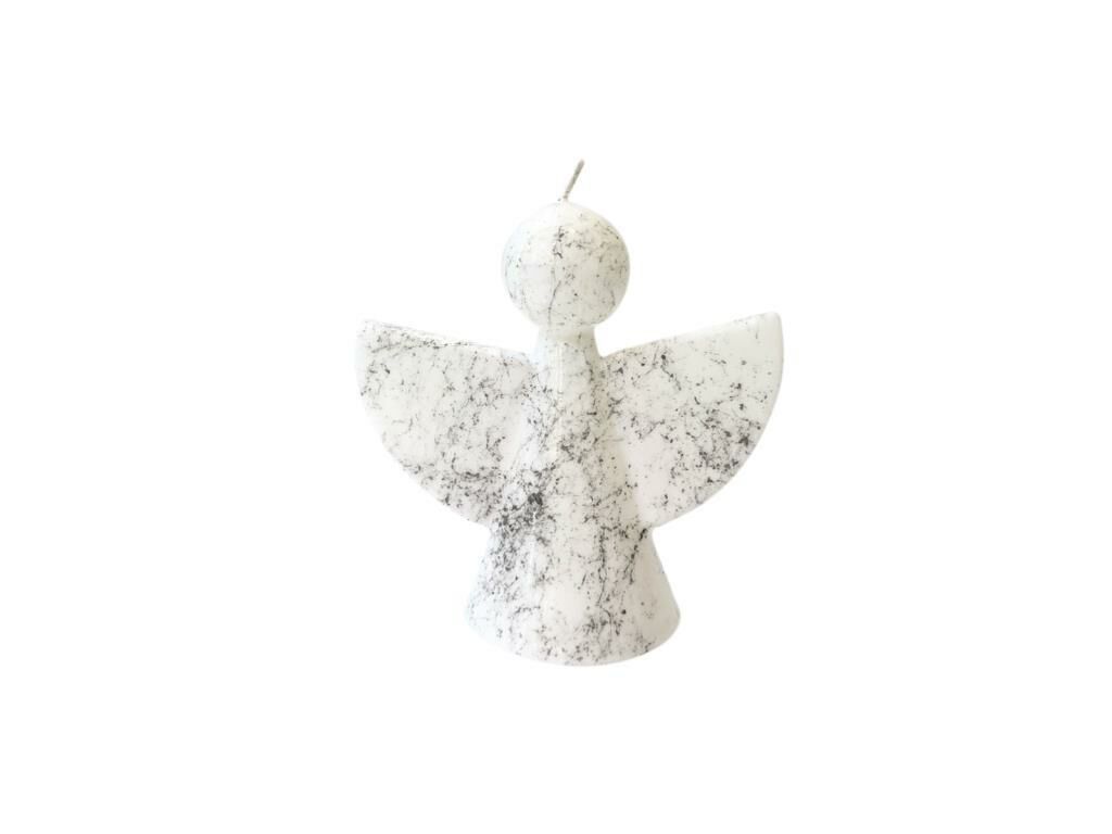 MELEK BEYAZ MERMER MUM 15X14CM