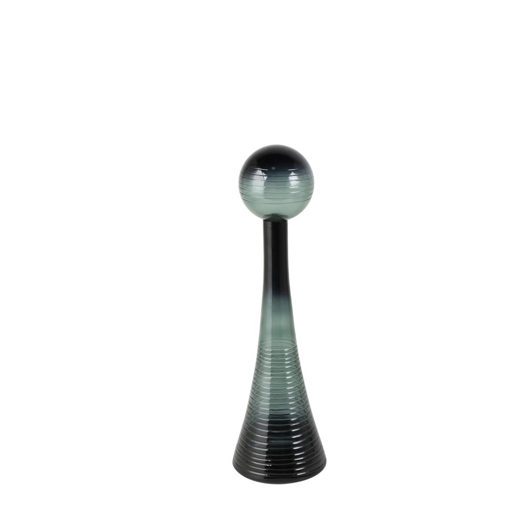 CAM GRİ KARAF/GRİ 13X13X45CM