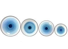 MİNT SERİSİ MAVİ 6 KİŞİLİK 24 PARÇA YEMEK TAKIMI